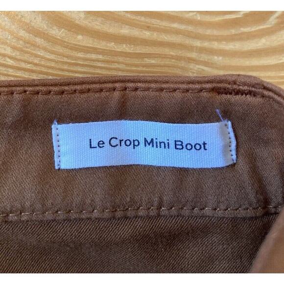 Frame Le Crop Mini Boot Jeans Size 24 Women’s Burnt Orange - Picture 4 of 10